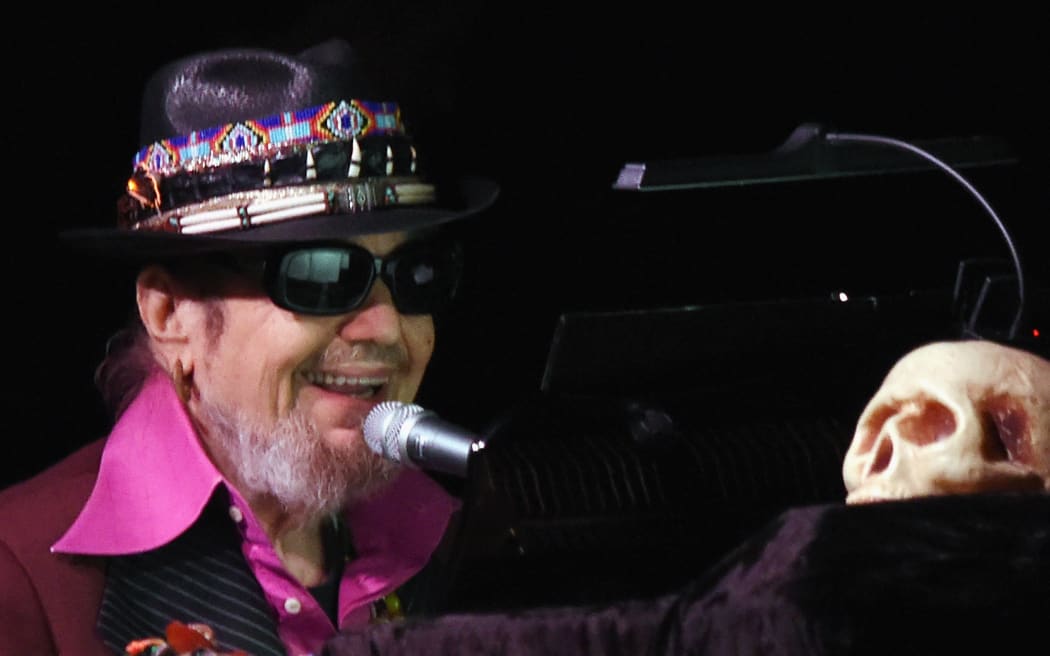Dr John, (Malcolm John "Mac" Rebennack),  performs in Nashville in 2016.