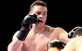 The New Zealand heavyweight Joseph Parker in action.