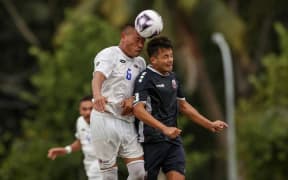 Samoa, white, defeated American Samoa 2-0 in the FIFA World Cup 26™ Oceania Qualifiers in Apia on 6 September 2024.