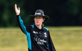 Umpire Kim Cotton