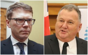 Paul Goldsmith, left, and Shane Jones.
