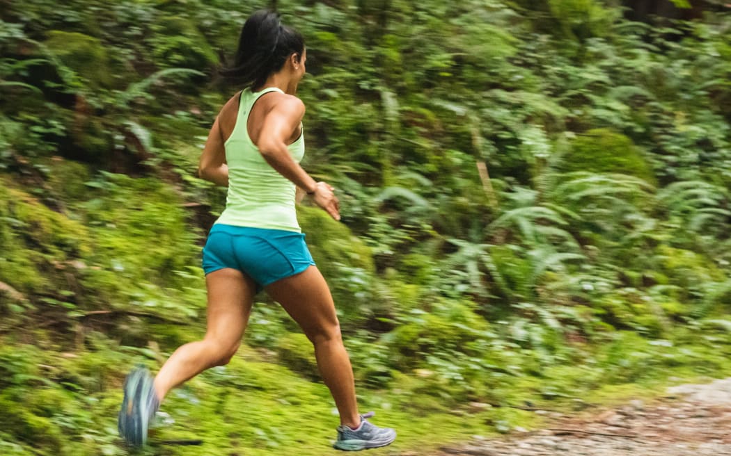 woman running