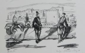 Hugo Steiner-Prag illustration from 'Don Juan' by Nikolaus Lenau