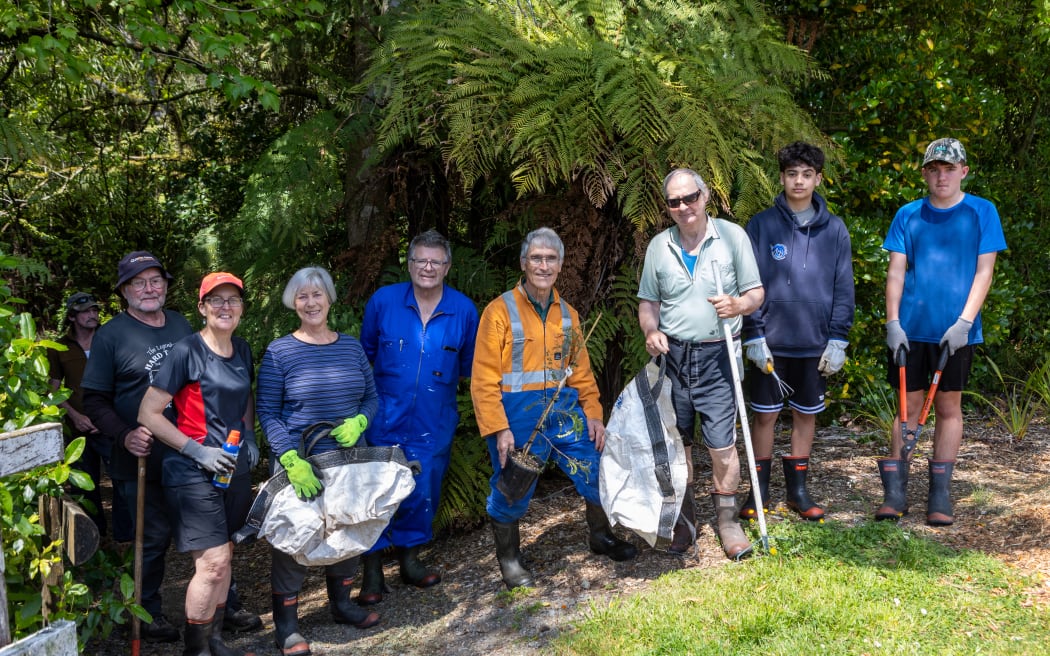 Restore PG Nops Reserve Care Group - winner of environmental action in biodiversity at the Taranaki Regional Council Environmental Awards 2024.