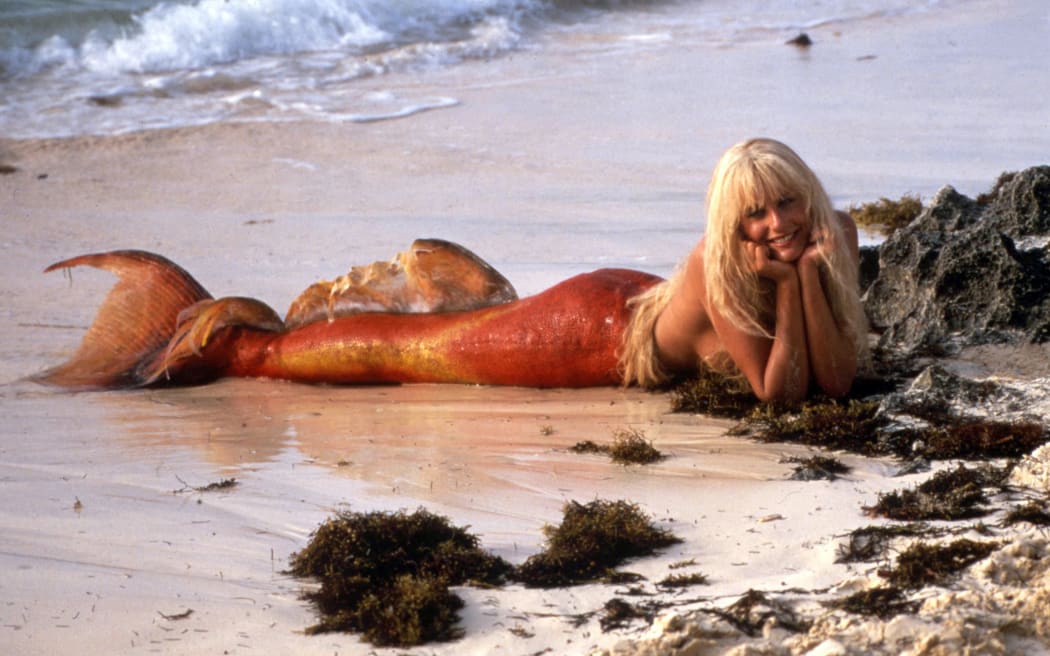 Daryl Hannah as a mermaid in the 1984 film Splash.