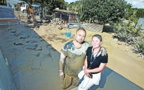 Cyclone Gabrielle. Tekaraka. Ben And Sarah Aperahama