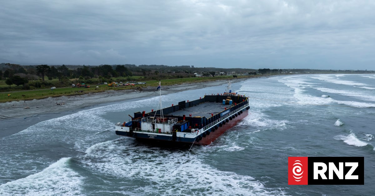 Barge detained and still awaiting repairs, two years after grounding