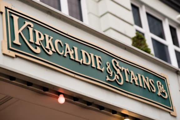Kirkcaldie & Stains sign