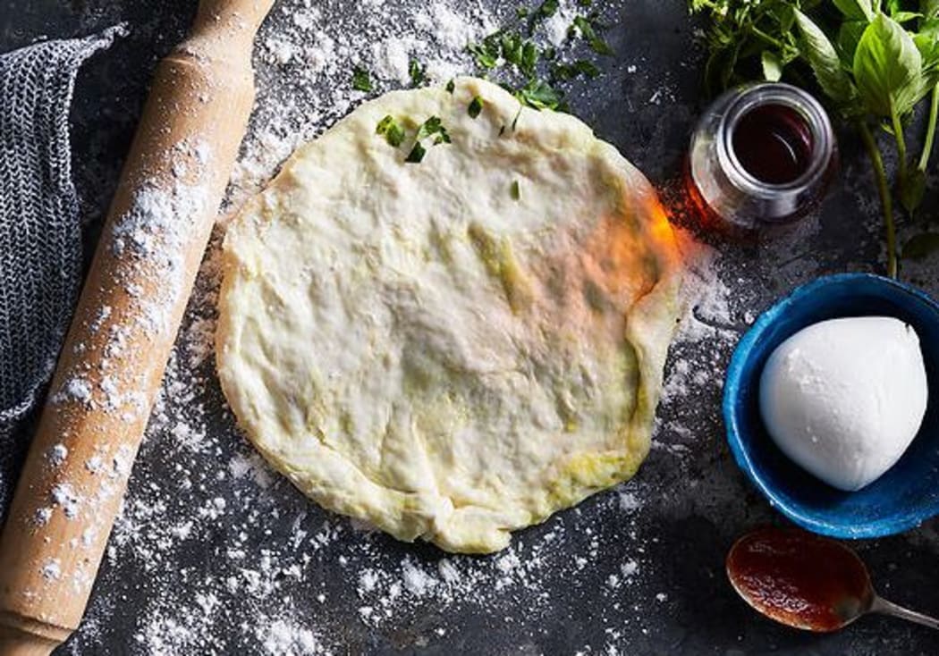 No knead pizza