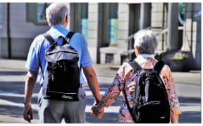 elderly couple