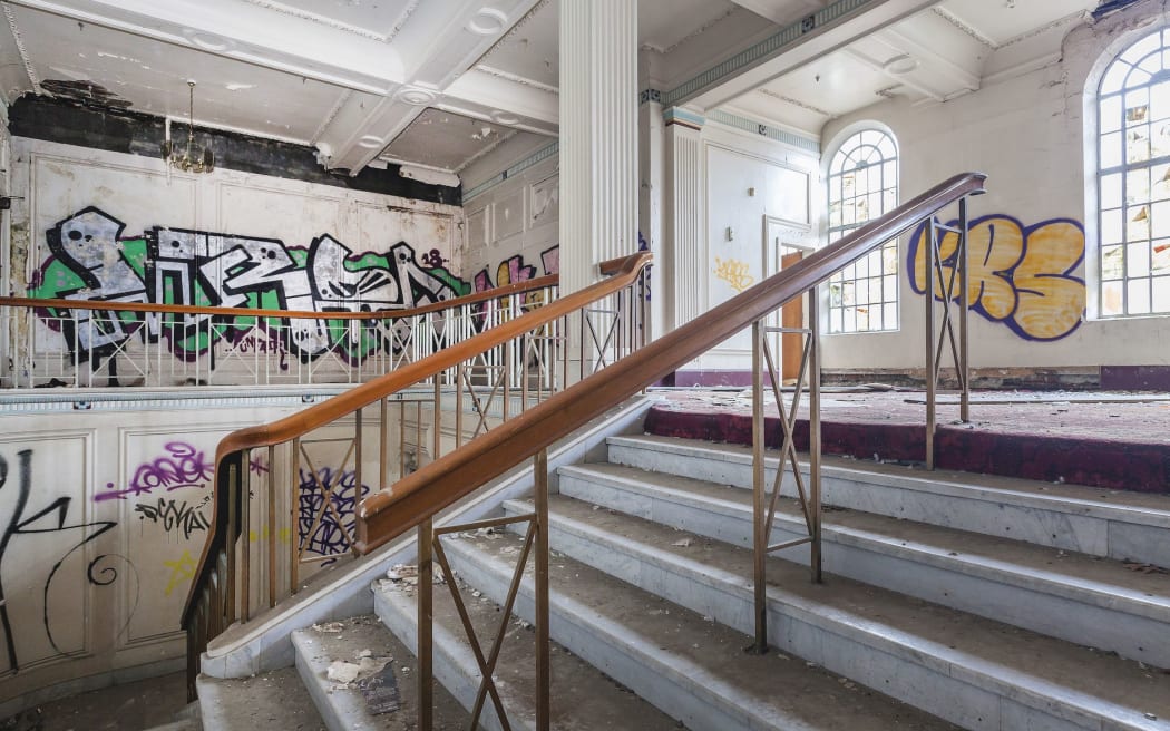Inside Odeon Theatre in Christchurch