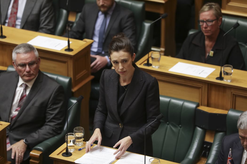 Jacinda Ardern in The House.