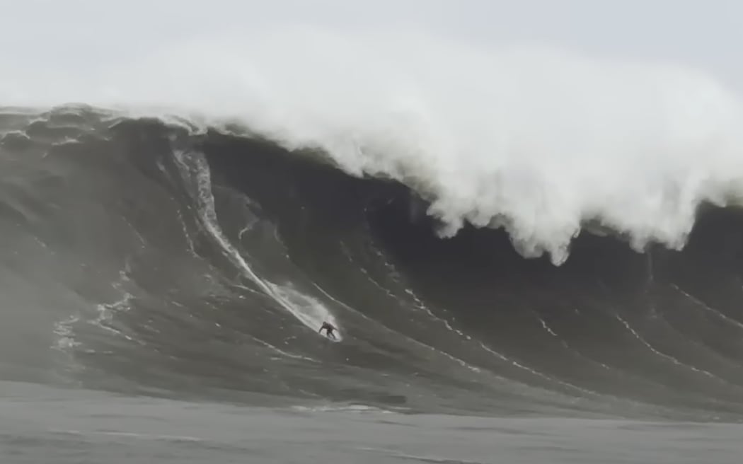 Santa Cruz surfer Alessandro “Alo” Slebir surfed a wave that may be the world's largest.