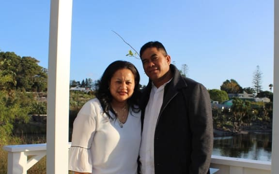 Shirley Farani and her husband Ailepata Ailepata