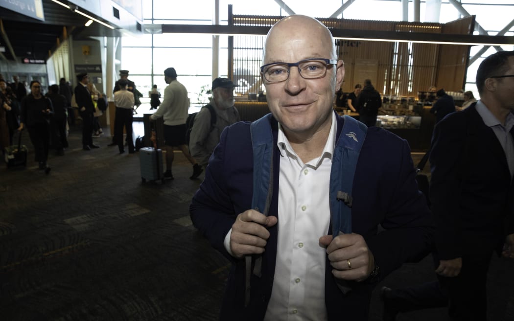 National Party's Matt Doocey at Wellington Airport on 16 October 2023, just days after the election.