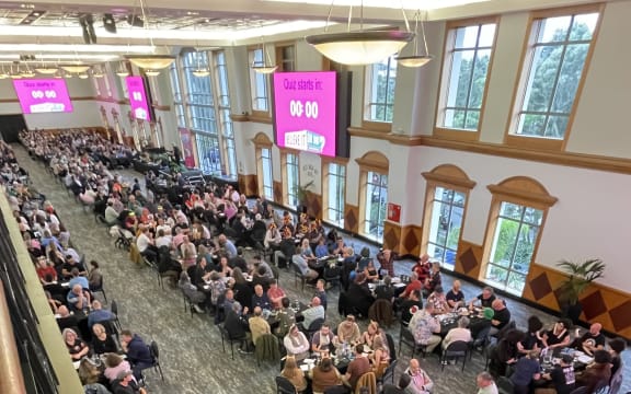About 70 teams competed in SKY TV Pub Quiz Championships at Eden Park.