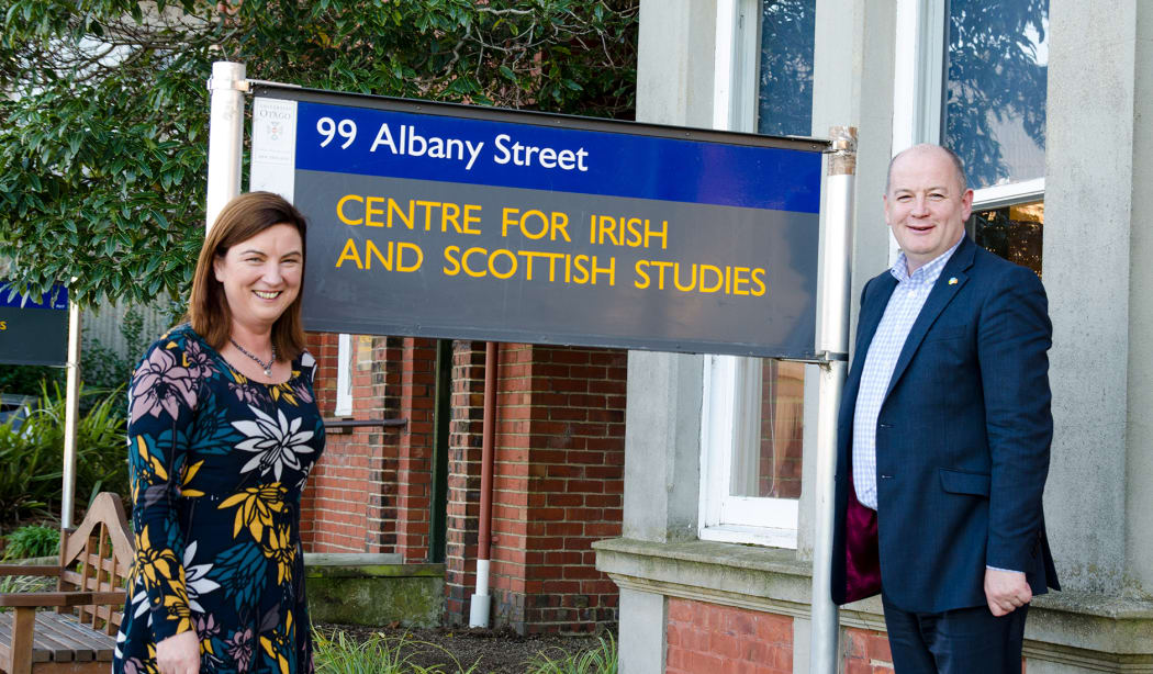 Professor Sonja Tiernan and Peter Ryan