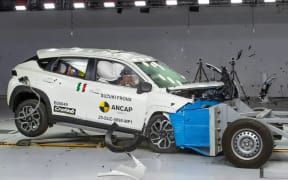 The Suzuki Fronx during testing by ANCAP.