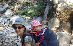 Stephanie Chernishov on a Great Barrier Island walk