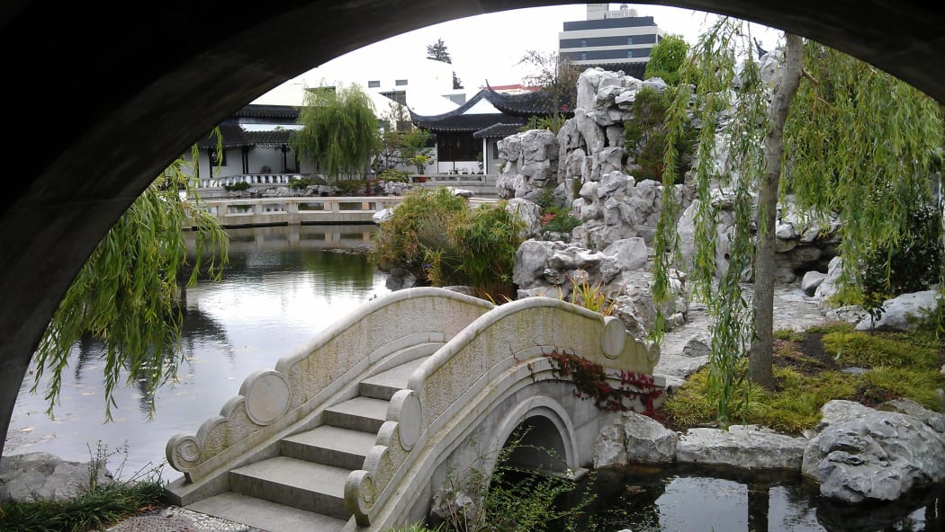 The Dunedin Chinese Garden.