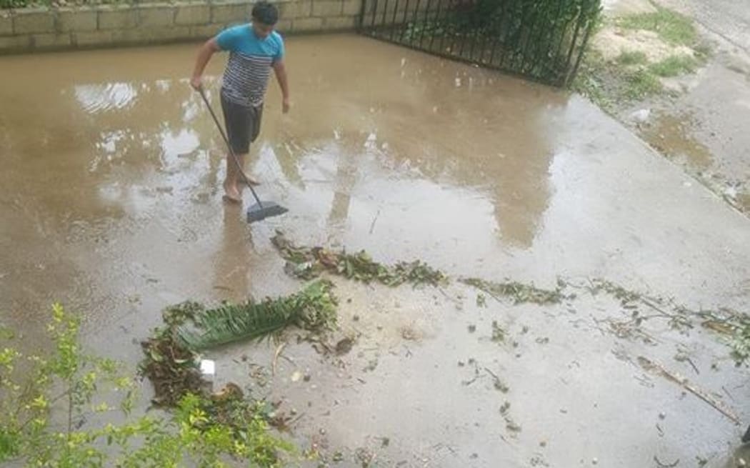 Minor damage reported on Tonga's main island, Tongatapu after Tropical Cyclone Sarai passed over.