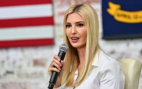 WILMINGTON, USA - SEPTEMBER 14: Daughter of U.S. President Donald Trump, Ivanka Trump attends a âfireside chatâ, which was moderated by Trump 2020 National Press Secretary Hogan Gidley,