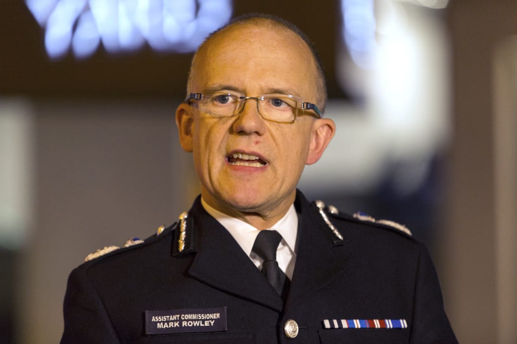 Acting Deputy Commissioner and Head of Counter Terrorism Mark Rowley speaks to media after arrests relating to the Westminster terror attack were made.