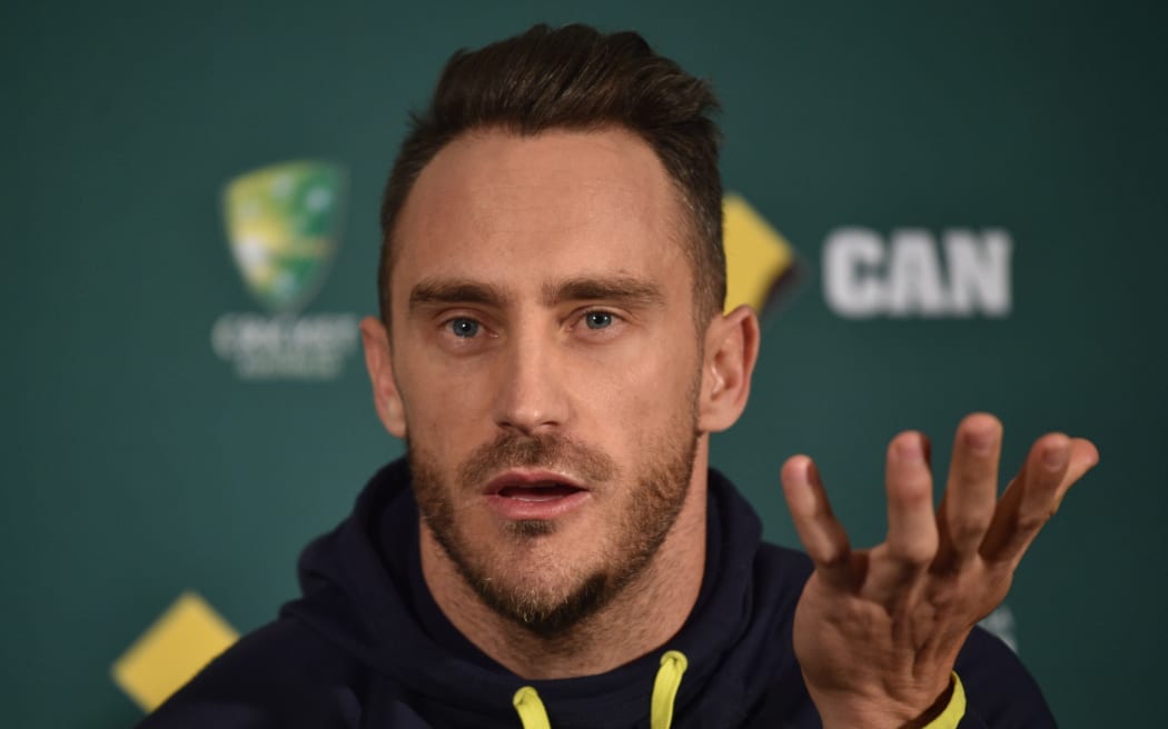 South Africa's cricket captain Faf du Plessis in 2016.