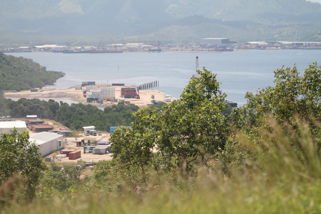 Ravuvu Business Park, overlooking Fairfax Harbour, is part of an industrial growth zone associated with the petro-chemical sector, north-west of Papua New Guinea's capital Port Moresby.