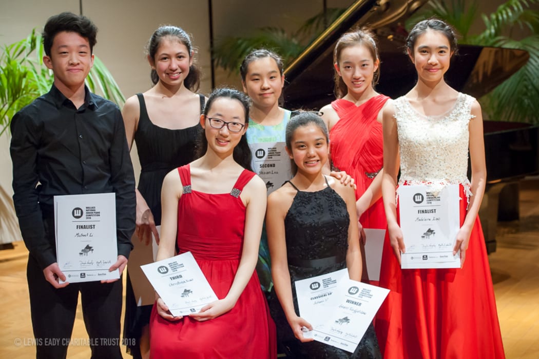 Finalists of the 2018 Wallace National Junior Piano Competition