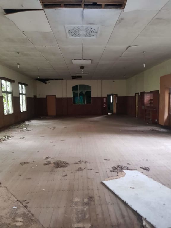 The nurses' home dining hall today.