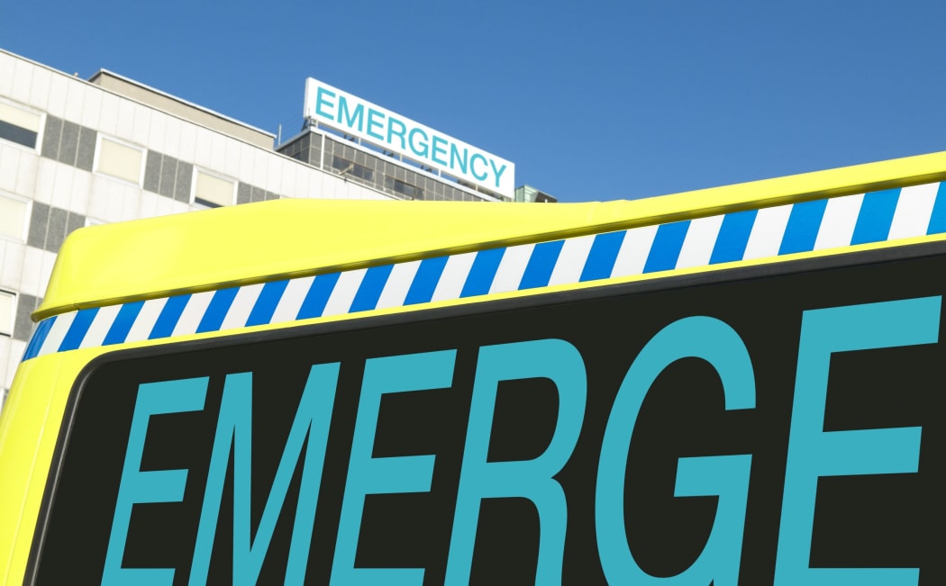 Ambulance at hospital