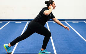 Shot put Para athlete Lisa Adams of Rotorua.