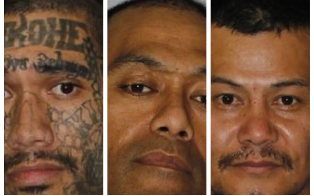 Zane Hepi, 24, Billy Fepulea’i, 43, and Joseph Ng Wun, 45.