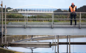 New Plymouth waste water treatment plant.