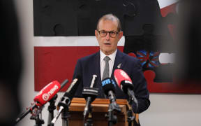 IPCA chair Judge Colin Doherty delivers the authority's review into police actions during the Parliament protests,