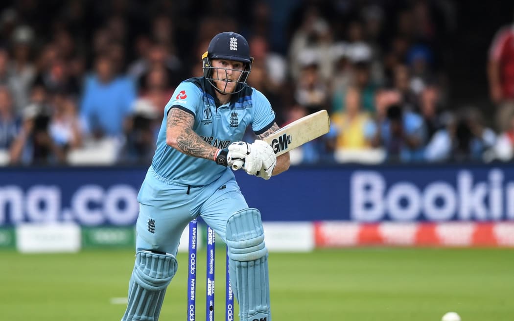 Ben Stokes playing against New Zealand in the one day World Cup final in 2019.