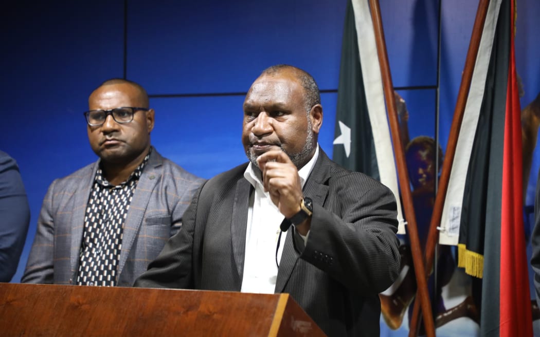 Prime Minister James Marape