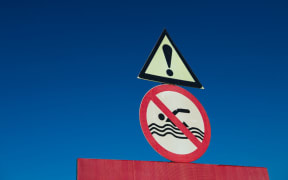 no swimming sign
