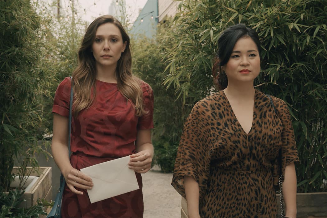 Elizabeth Olsen and Kelly Marie Tran as sisters in Sorry for Your Loss on Facebook Watch.