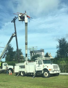 May 2018, the Northern Marianas sets about replacing nearly 800 wooden power poles damaged by Typhoon Soudelor in 2015.