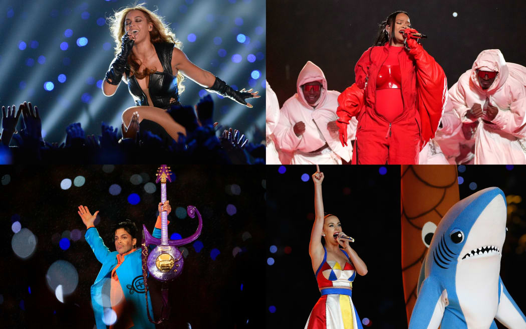 Beyonce, Rihanna, Prince, Katy Perry