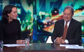 Winston Peters on TV3's 'The Project' last week.