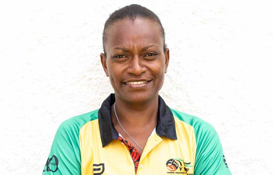 Vanuatu beach volleyball star Miller Pata.