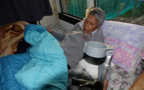 Maureen is living in a bud, having had a hip replacement just two weeks ago.
