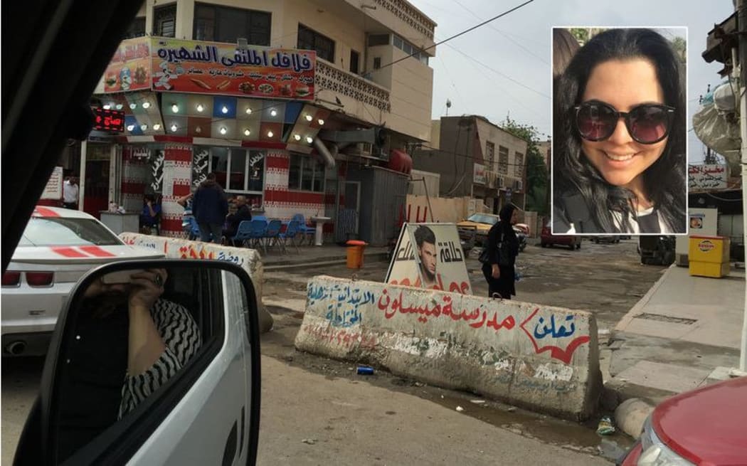Hela Rahman while visiting her family in Iraq last month