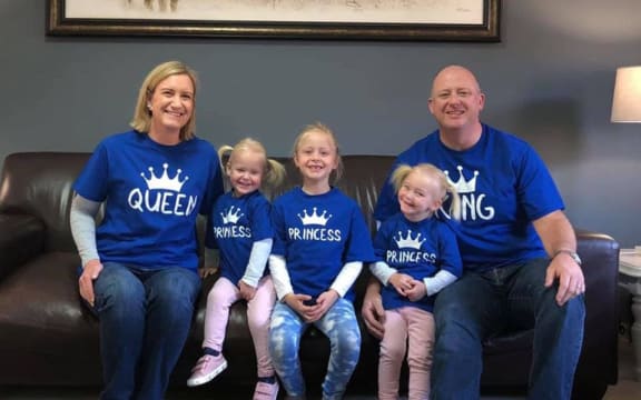Woman charged with murder of three daughters. Graham & Lauren Dickason and kids Liane 6 and twins Maya and Karla 2 Dickason