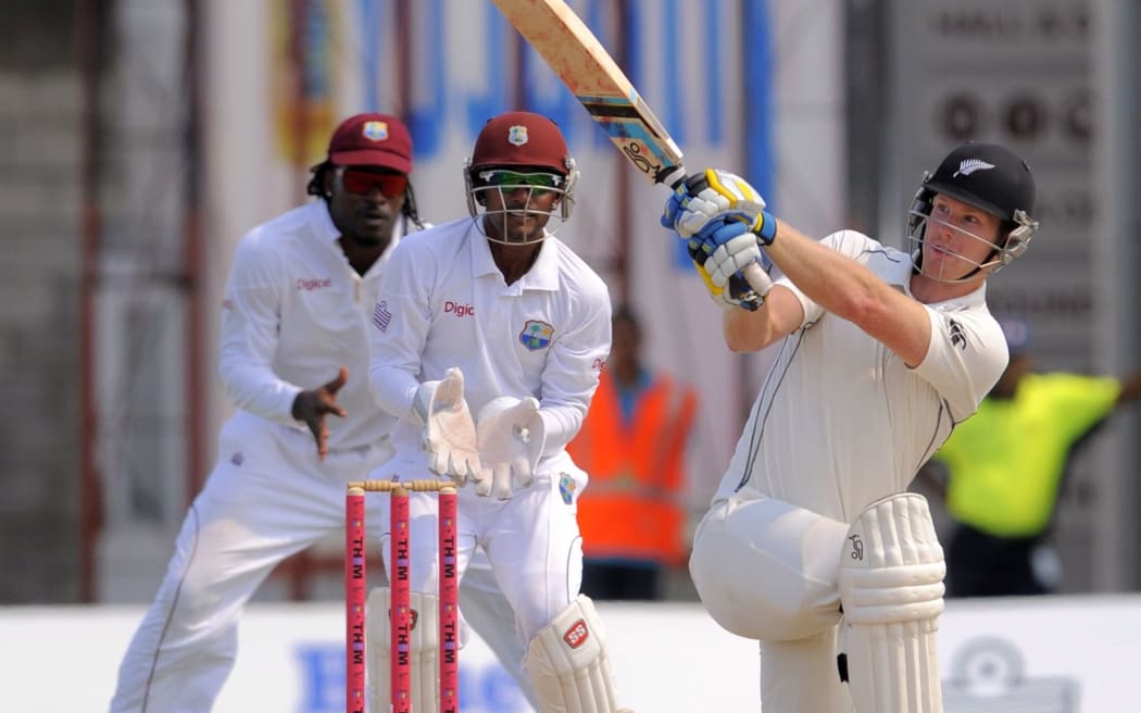 Jimmy Neesham scores 78 to help Black caps on day one of the third Test against the West Indies in Barbados.