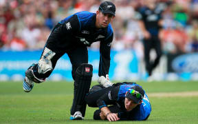 Luke Ronchi and Tom Latham.