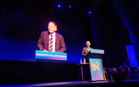 Peter Goodfellow at the National Party's annual conference in Christchurch on 6 August 2022.